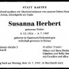 Weber Susanna 1914-1997 Todesanzeige